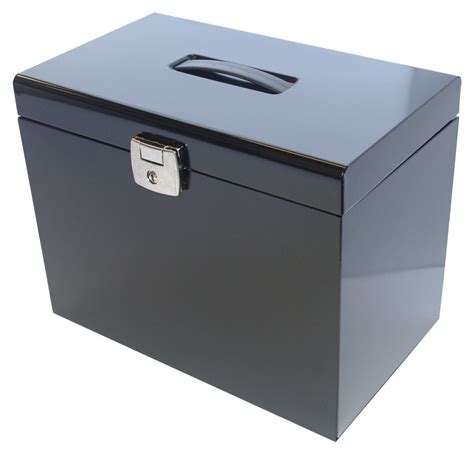 buy metal file box 66214|staples metal storage box.